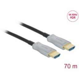 DELOCK 84136 - Active Optical Cable HDMI 4K 60 Hz 70 m