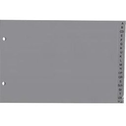 FREI KREG A5Q A-Z - Plastic dividers A5, landscape (A - Z)