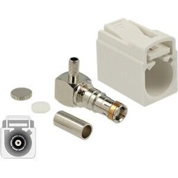 DELOCK 89714 - FAKRA B jack 90° for crimping