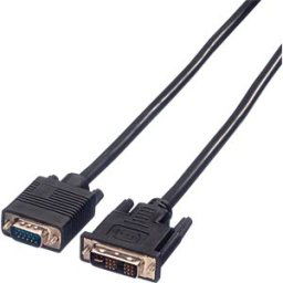VALUE 11995430 - Cable DVI 12+5 connector to VGA connector, 3 m