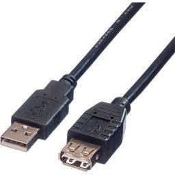 ROLINE 11028947 - USB 2.0 cable, USB type-A connector to USB type-A port, 0.8 m.