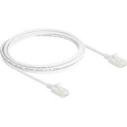 DELOCK 80360 - Patch cable Cat.6a U/UTP Slim 2 m white
