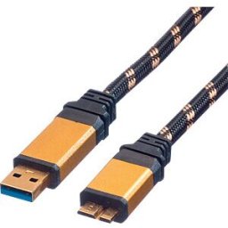 ROLINE GOLD ROLINE 11028879 - USB 3.0 cable, USB-A connector to Micro B connector, 2.0 m