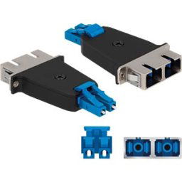 DELOCK 87947 - Coupling LC Duplex male > SC Duplex female, blue