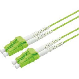 ROLINE 21159287 - Cable FO, LC/LC, OM5, 50/125µm, Low-Loss, green, 15 m