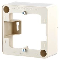 METZ CONNECT BTR 130829-01-I - Surface mount frame 85 x 85 mm pearl white RAL1013