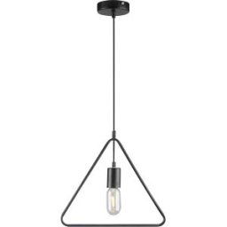 V-TAC VT-3838 - matt black pendant Light with black canopy