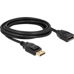 DELOCK 80003 - DisplayPort 1.2 extension cable 4K 60 Hz 3 m