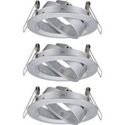 PAULMANN PLM 92490 - Installation frame for recessed spotlights, max. 3x10 W, 50°, ro