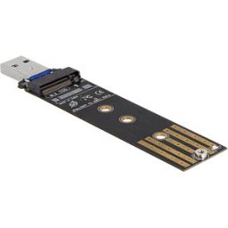 DELOCK 64197 - USB 3.1 Converter, USB-A to M.2 SATA / NVMe