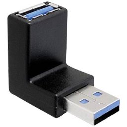 DELOCK 65340 - USB 3.0 plug-socket, 270° angle, vertical