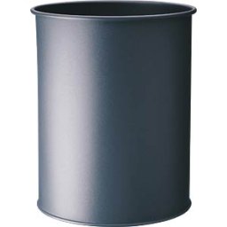 DURABLE 330158 - Waste container, 15 l, metal, round, anthracite