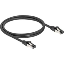 DELOCK 80571 - Cat.8.1 patch cable, S/FTP, 1m, black