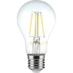 V-TAC VT-214272 - LED lamp E27, 6 W, 600 lm, 3000 K, filament