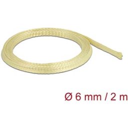 DELOCK 20798 - Braided Sleeve made of aramid fibers 2 m x 6 mm