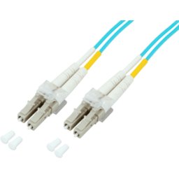 EFB-ELEKTRONIK O0312.25 - Duplex Jumper LC-LC 50/125µ, 25 m, OM3, aqua
