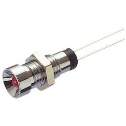 SIGNAL CONSTRUCT LED 103 I GE - LED, wired, 3 mm, yellow, internal reflector, Ø6 mm, 15 mcd