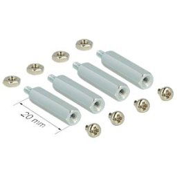 DELOCK RPI MOUNTINGKIT2 - Raspberry Pi mounting kit, spacer bolts