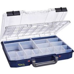 RAACO 145572 - Compartment box, CarryLite 55 DLU, 337 x 58 x 278 mm, 16 inserts