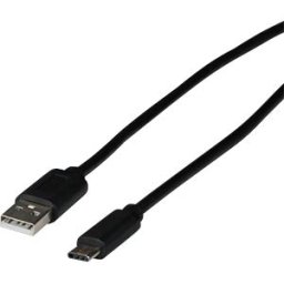 EFB-ELEKTRONIK EFB USBCUSB20AK3 - USB 2.0 cable, USB-A plug to USB-C plug, 3.0 m