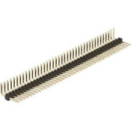 DELOCK 66691 - Pin header 40 pin, pitch 1.27 mm, 1-row, angled, 5 pieces
