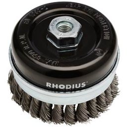 RHODIUS RHO 353085 - Cup brush, steel, 65 mm