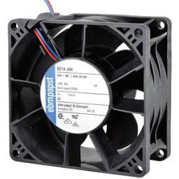 EBM-PAPST PAPST 8214 JH4 - Axial fan, 24V DC, 80 x 80 x 38 mm, rpm: 14000