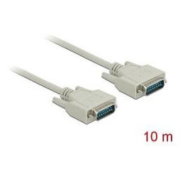 DELOCK 85979 - Serial Cable Sub-D15 male to male 10 m