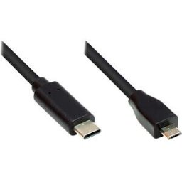 GOOD CONNECTIONS GC M0123 - USB 2.0 cable, C-male < micro B-male, CU, black, 2 m