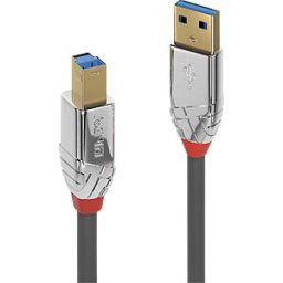 LINDY 36661 - USB 3.0 cable, A connector to B connector, 1.0 m
