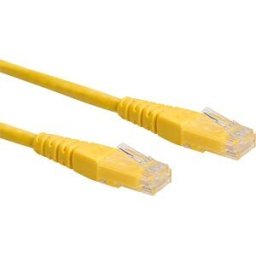 ROLINE 21151542 - Patch cable Cat. 6, UTP, yellow, 2 m