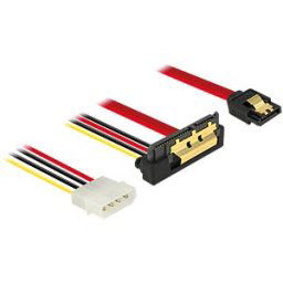DELOCK 85231 - SATA 6 Gb/s receptacle + Molex 4 pin > SATA