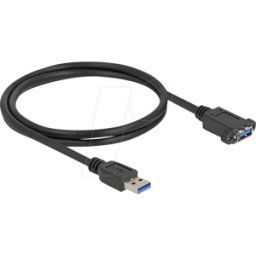 DELOCK 80486 - USB 5 Gbps Cable USB Type-A male to USB Type-A female for instal