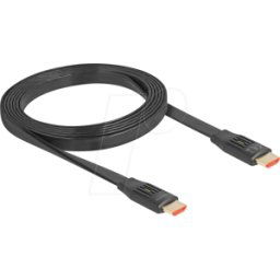 DELOCK 81002 - HDMI cable - flat ribbon, 8K60Hz, 2.0 m
