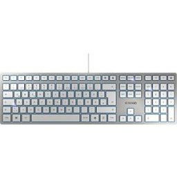 CHERRY JK-1600DE-1 - Keyboard - USB - silver - German Layout