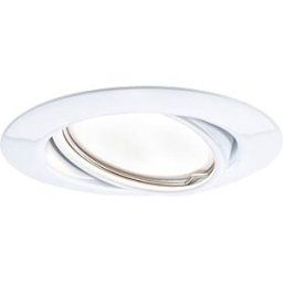 PAULMANN PLM 93423 - Base Coin recessed light, 5 W, 3000 K, 20°, round, white, set of