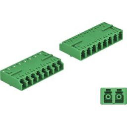 DELOCK 87929 - FO coupling LC / LC Octuplex, green
