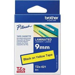 P-TOUCH TZE621 - Brother tape cartridge / 9 mm / 8 m