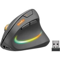 SPEEDLINK SL-630026-BK - Mouse, Bluetooth/wireless, vertical, RGB, black