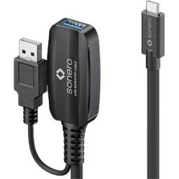 SONERO SON-XU3020-100 - USB 3.0, extension cable, USB-C > USB-A, 10 m
