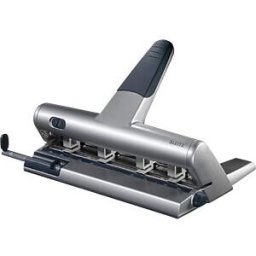 LEITZ 51140084 - Multi-hole puncher, for up to 30 sheets, silver
