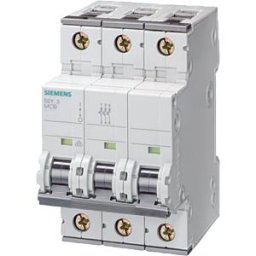 SIEMENS SIE 5SY6306-7 - Circuit Breaker Char-C, 6 A, 3-Pole, 6 kA