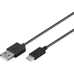 GOOBAY 59118 - USB 2.0 cable, A male auf C male, 0.5 m, black