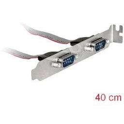 DELOCK 89268 - Delock Slot Bracket > 2 x Serial Pin layout: 1:1