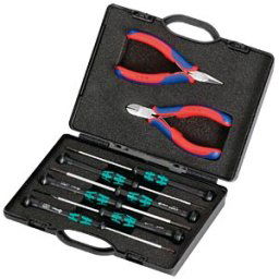 KNIPEX KN 00 20 18 - Electronics box, 6-piece