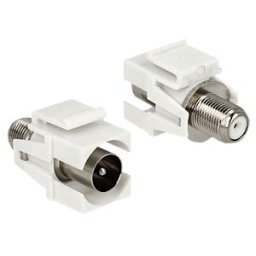 DELOCK 86335 - Delock keystone IEC plug > F socket FM