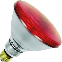SCHIEFER LIGHTING SCHI 393810002 - Infrared lamp, E27, PAR38, 100 W, red
