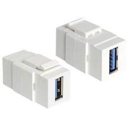 DELOCK 86319 - Keystone module USB 3.0 A socket > A socket