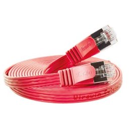 SLIM S6 2 RT - Cat.6 SLIM patch cable, STP(PIMF), 2,0 m, red