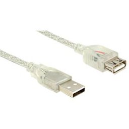 DELOCK 83880 - Extension USB 2.0 Type-A male > USB 2.0 Type-A female 0.5 m tran